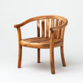 Sillas de jardín de madera 68x62x82 cm - Marrón - diseño curvado